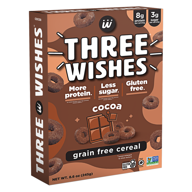 Three Wishes Grain Free Cereal Cocoa 8.6oz