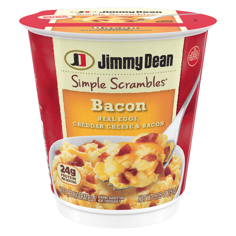 Jimmy Dean Bacon, Egg and Cheddar Cheese Simple Scramble 3.4oz