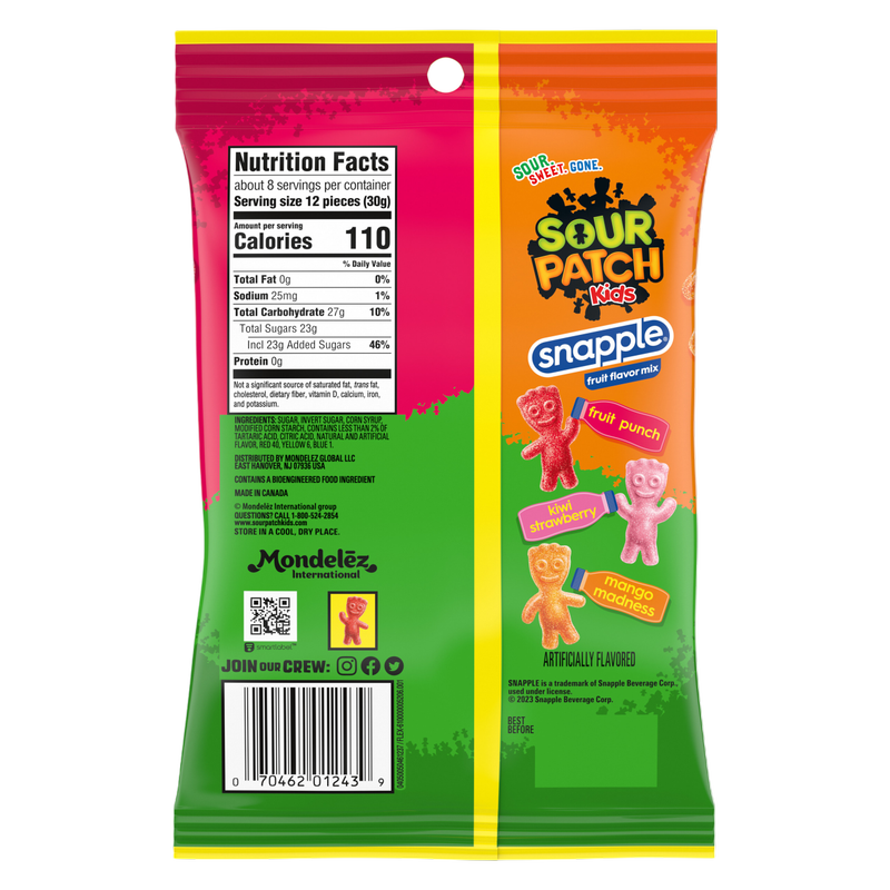 Sour Patch Kids Snapple, 8.02oz