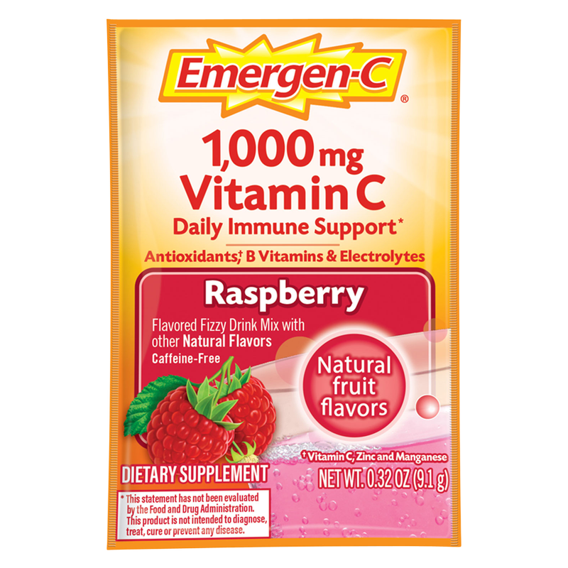 Emergen-C Raspberry Drink Mix 10ct