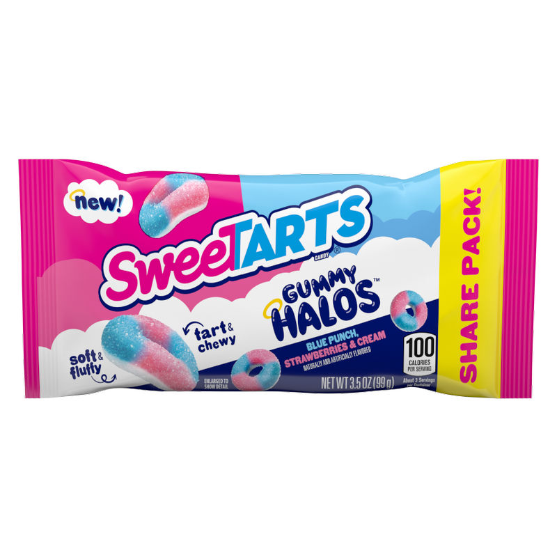 SweeTARTS Gummy Halos, 3.5oz