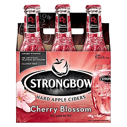 Strongbow Cherry Blossom Cider 6pk 11.2oz Btl