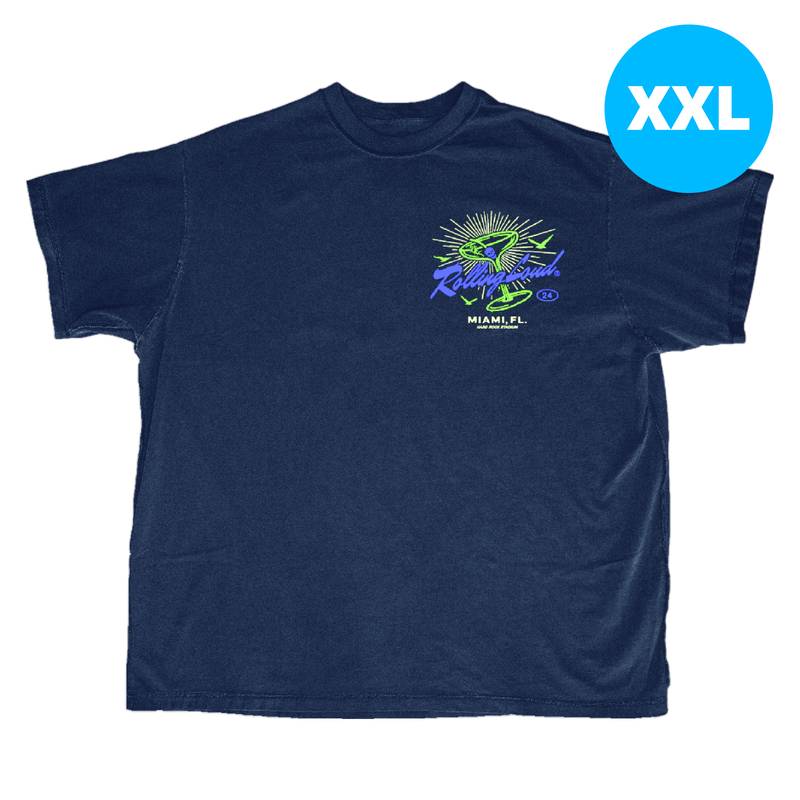 Rolling Loud Miami 24 On the Rocks Tee-Size XXL