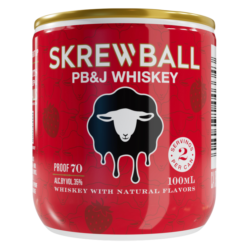 Skrewball Pb&J Flavored Whiskey 100ml