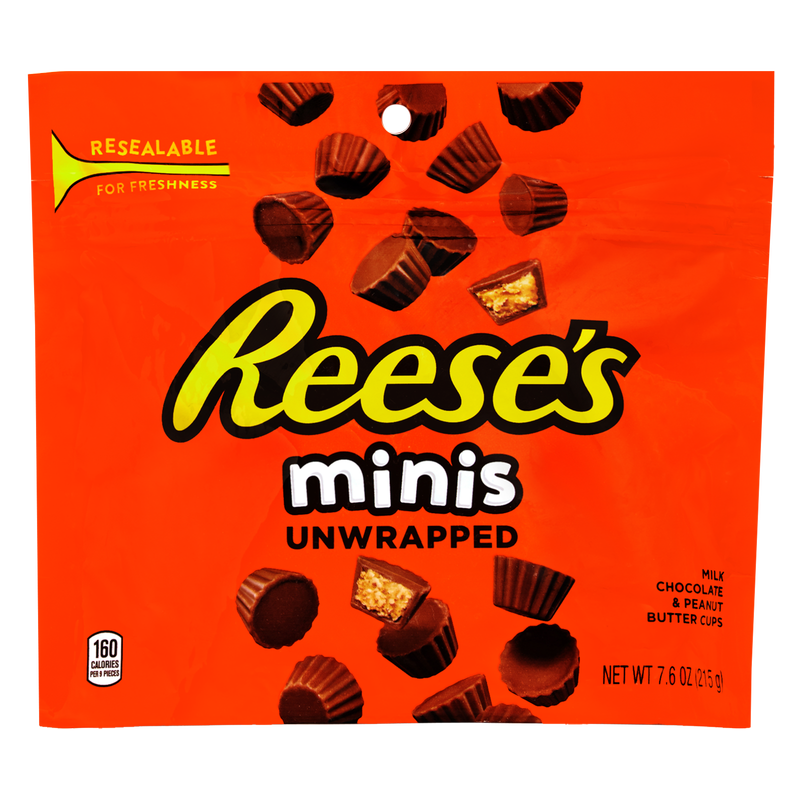 Reese's Minis Peanut Butter Cups Unwrapped 7.6oz
