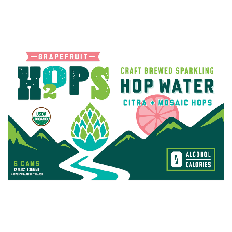 H2OPS Grapefruit Hop Water 6pk