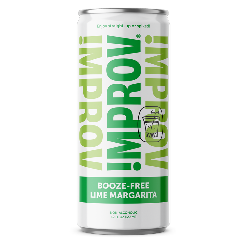 !mprov Booze-Free Lime Margarita 4pk 12oz Can