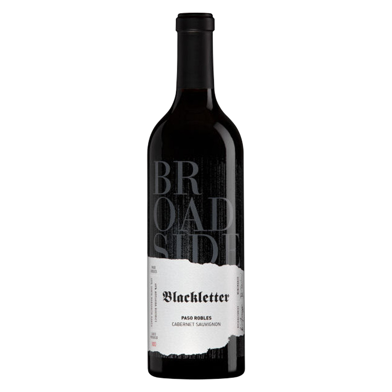 Broadside Blackletter Cabernet Sauvignon 750ml 15% ABV