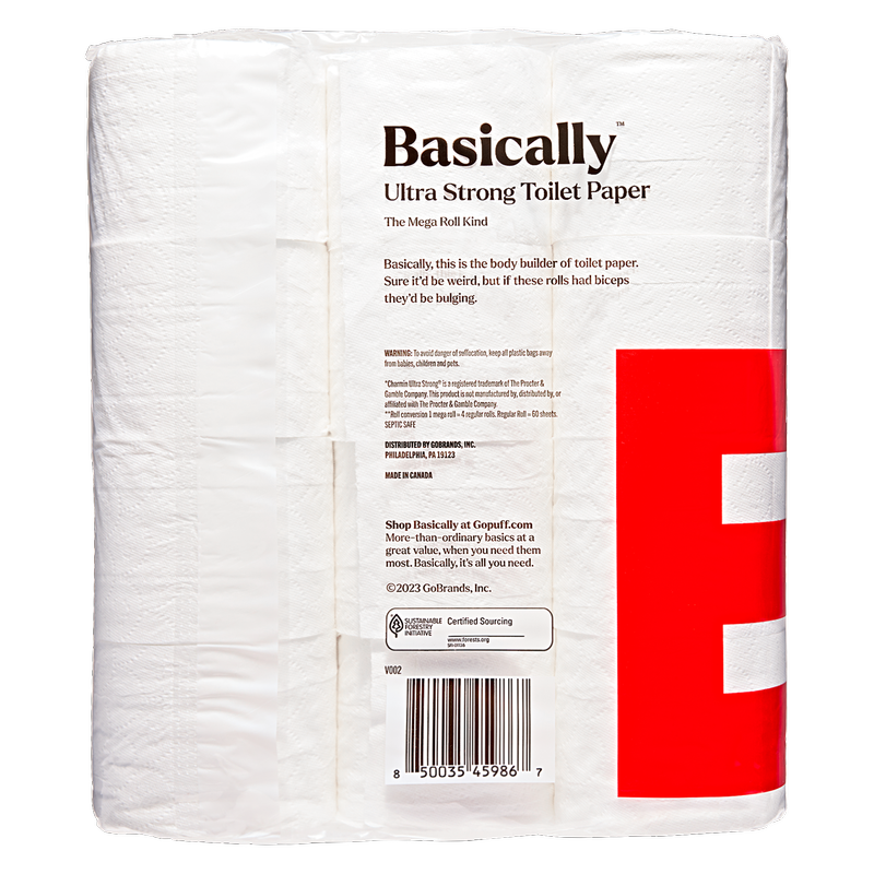 Donate Basically 12ct Ultra Strong Toilet Paper Delivered In As Fast