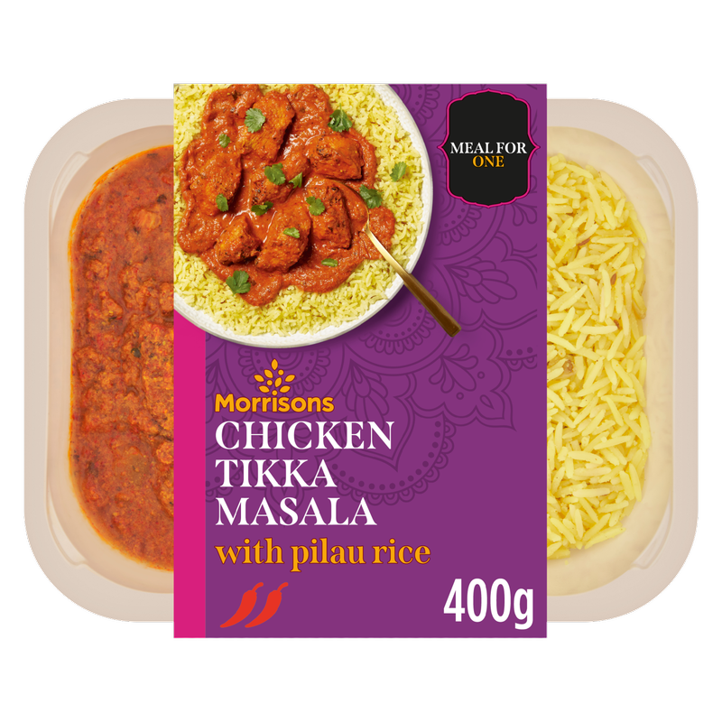 Morrisons Chicken Tikka Masala & Rice, 400g