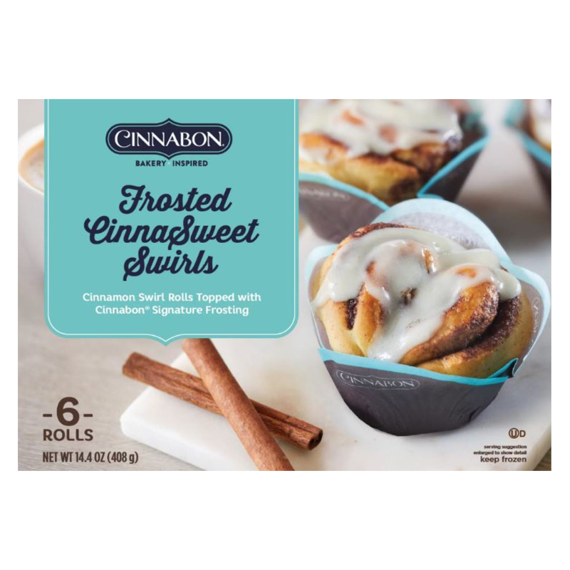 Cinnabon Frosted CinnaSweet Swirls, 6ct