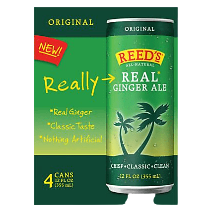 Reed's Ginger Ale Slim Cans 4pk 12oz Can