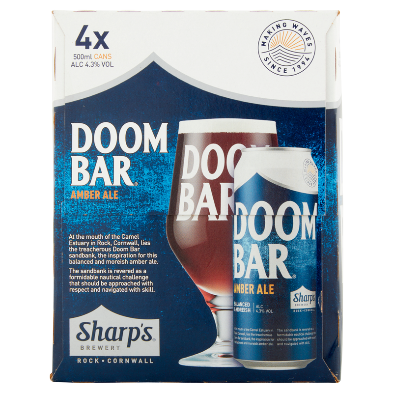 Sharp's Doom Bar Ale, 4 x 500ml