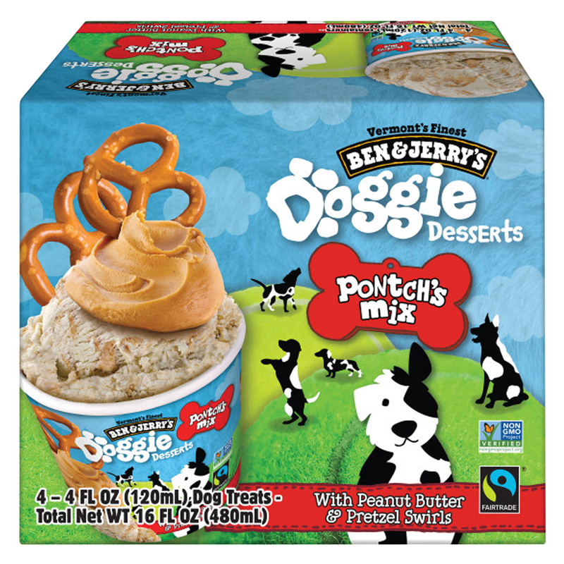 Ben & Jerry's Doggie Desserts Pontch's Mix 4ct