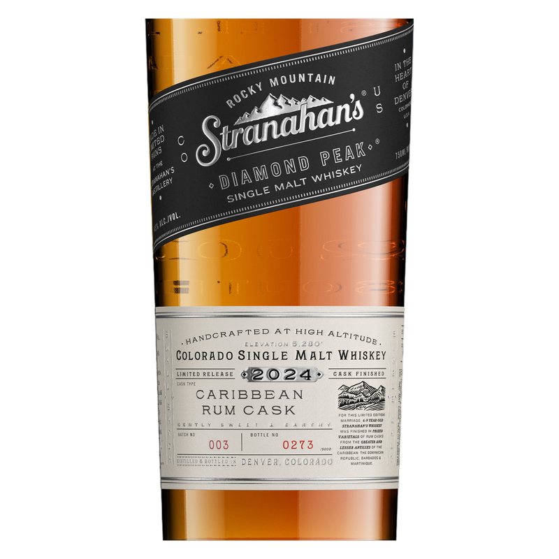 Stranahan’s Diamond Peak - Caribbean Rum Cask Whiskey 750ml (90 Proof)