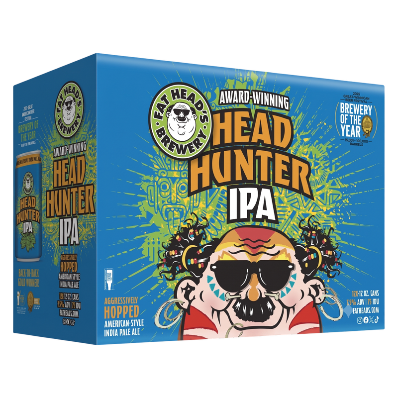 Fat Heads Head Hunter IPA 12pk 12oz Can