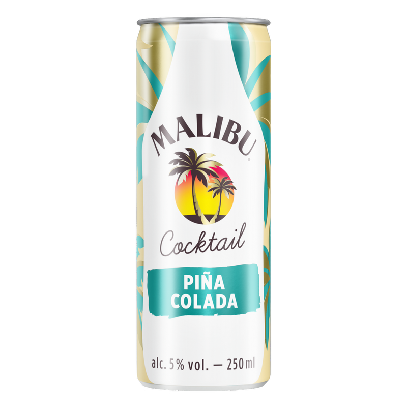 Malibu Pina Colada Cocktail, 250ml