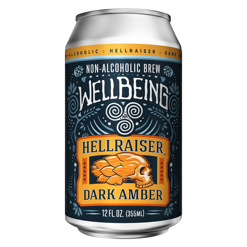Wellbeing Brewing Co. Hellraiser Dark Amber Non-Alcoholic 4pk 12oz