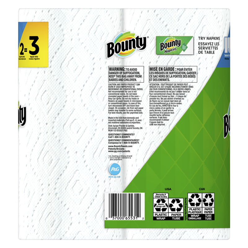 Bounty Paper Towel Select-A-Size 2pk