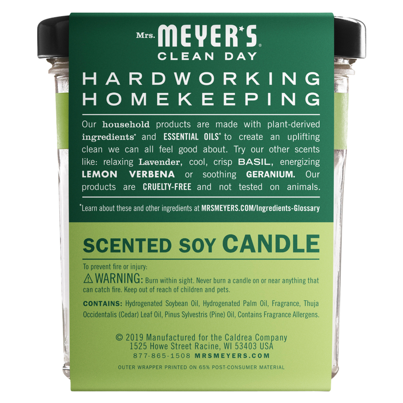 Mrs. Meyer's Clean Day Scented Soy Candle in Iowa Pine 7.2 Ounce Candle