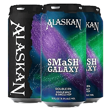 Alaskan Brewing SMaSH Galaxy Double IPA 4pk 16oz Can