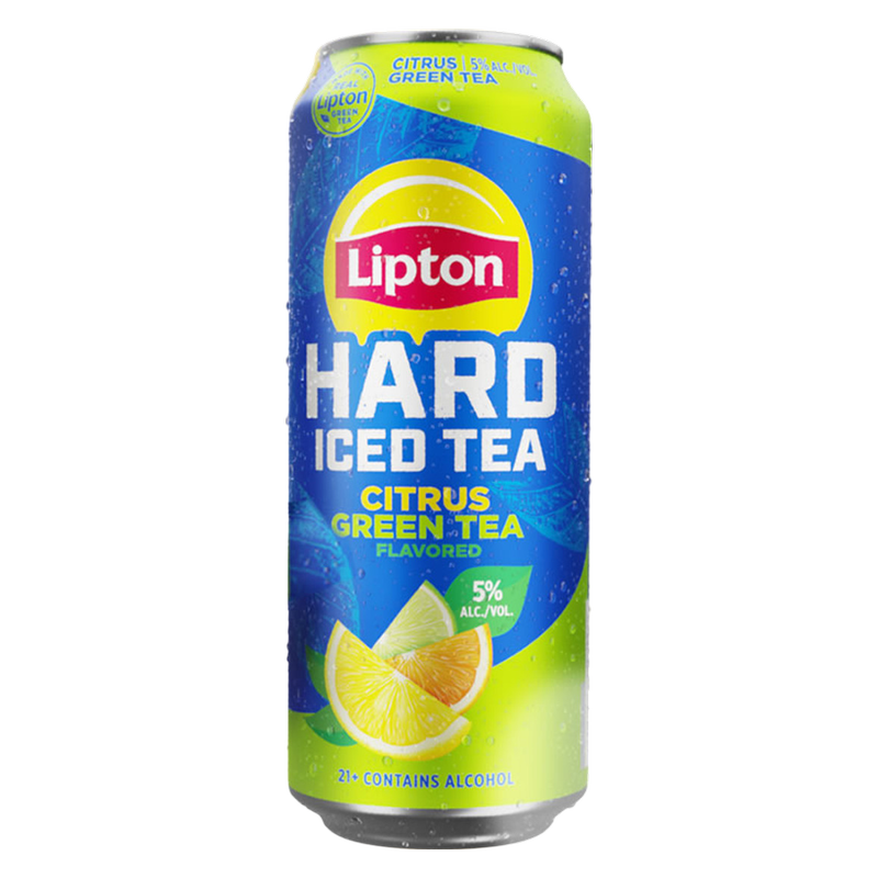 Lipton Citrus Green Tea 24oz Can 5% ABV