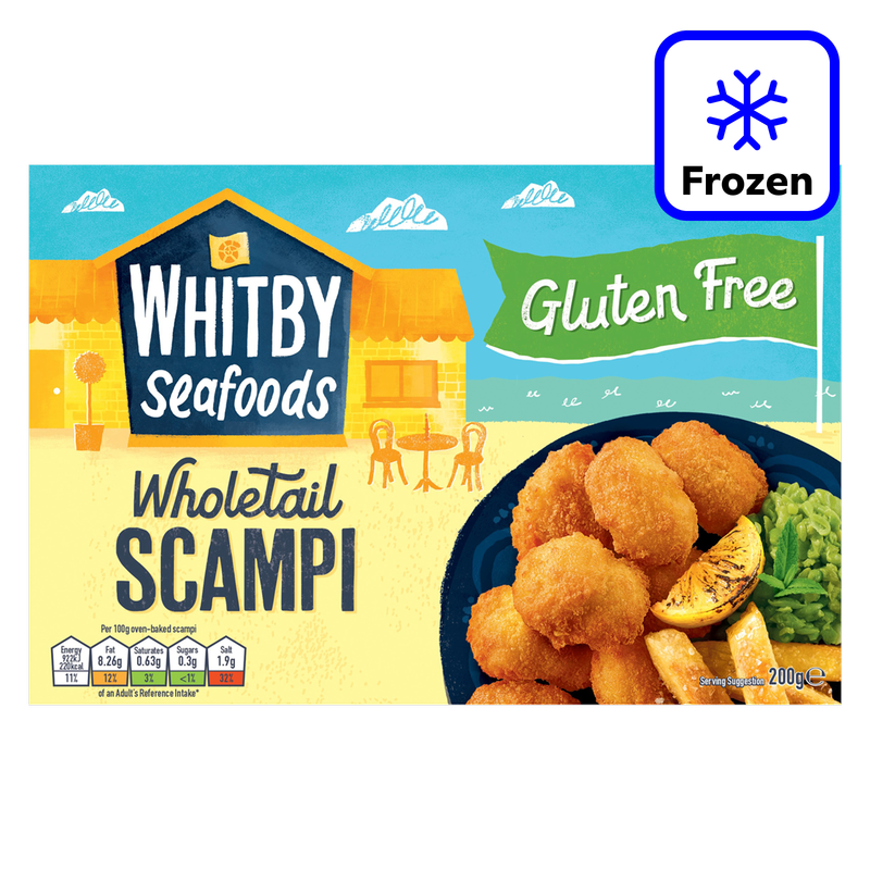 Whitby Seafoods Gluten Free Scampi, 200g