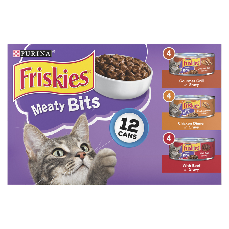 Friskies Meaty Bits Variety Pack 12ct 