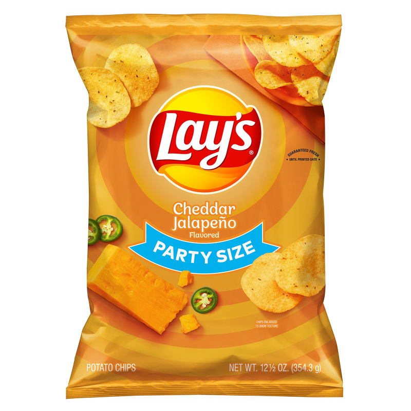 Lay's Cheddar Jalapeno Potato Chips 12.5oz