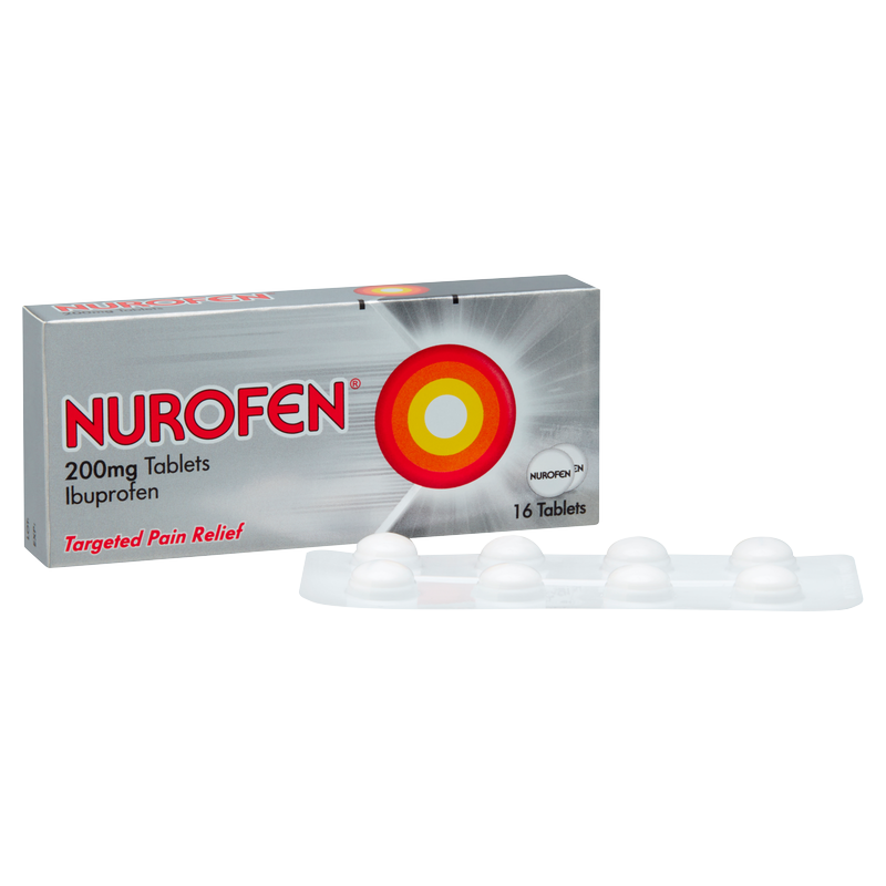 Nurofen Ibuprofen 200mg Tablets, 16pcs