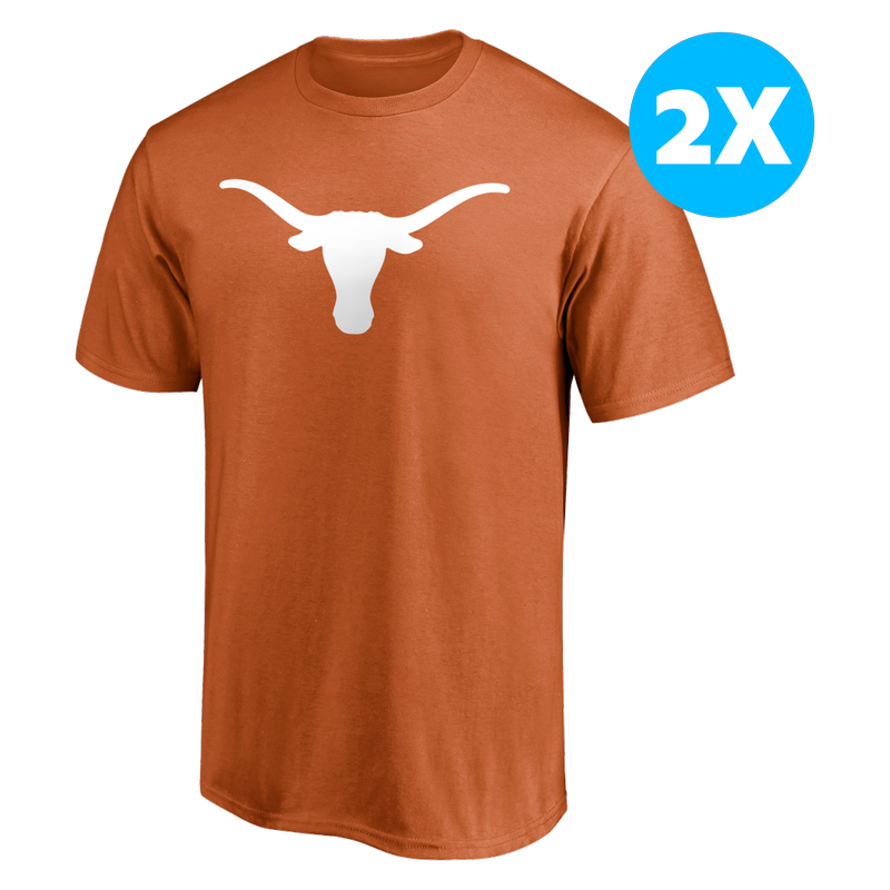 University of Texas Austin Evergreen Cotton Primary Logo Short Sleeve- Size 2XL