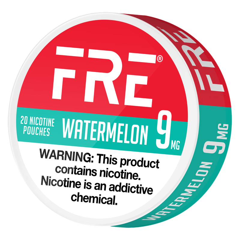 FRE Watermelon Nicotine Pouches 9mg 20ct Tin