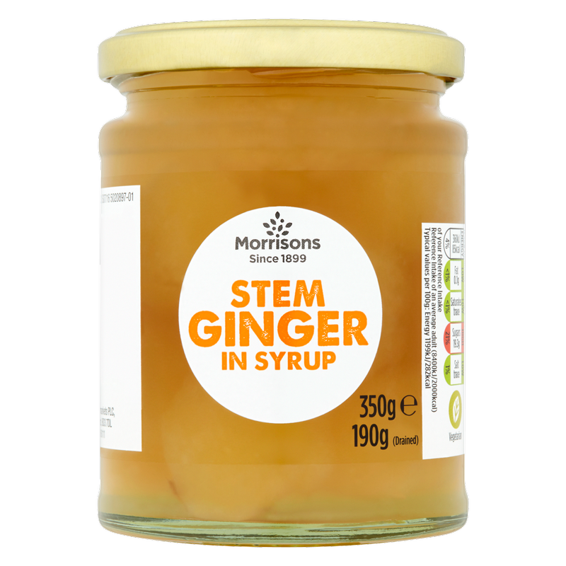 Morrisons Stem Ginger in Syrup, 350g
