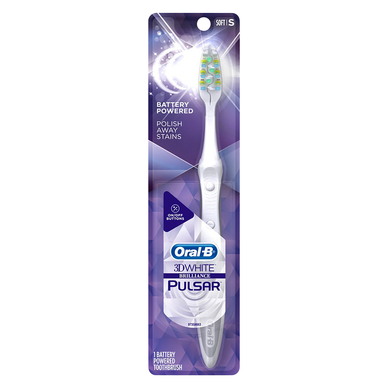 Oral-B 3D White Manual Toothbrush Pulsar Soft 1ct