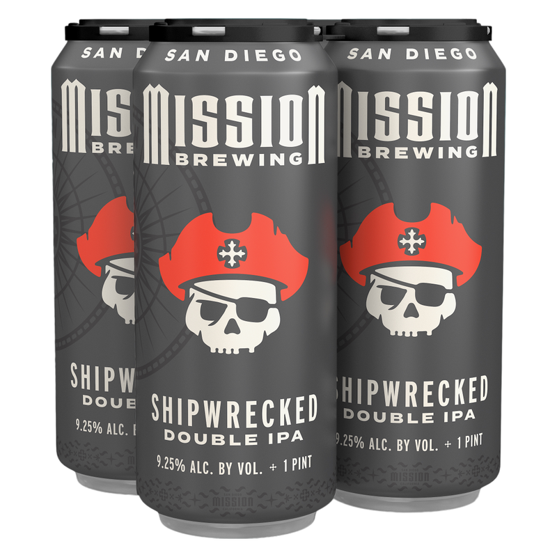 Mission Brewery Shipwrecked Double IPA 4pk (19.2 OZ CAN)