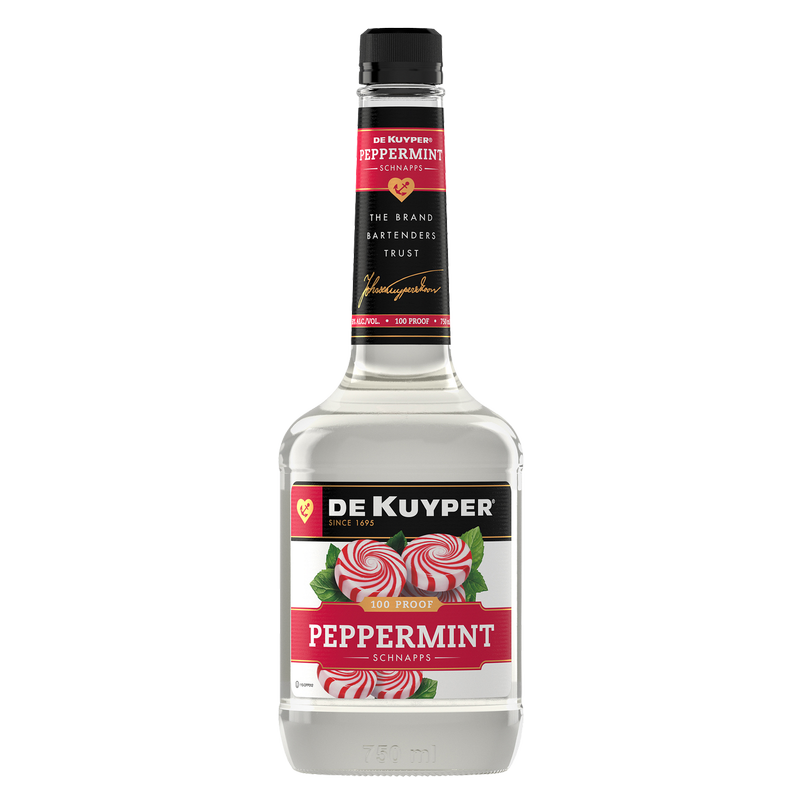 DeKuyper Peppermint Schnapps Liqueur 750ml (100 Proof)