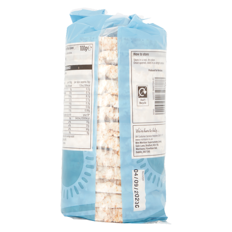 Morrisons Slightly Salted Rice Cakes, 100g