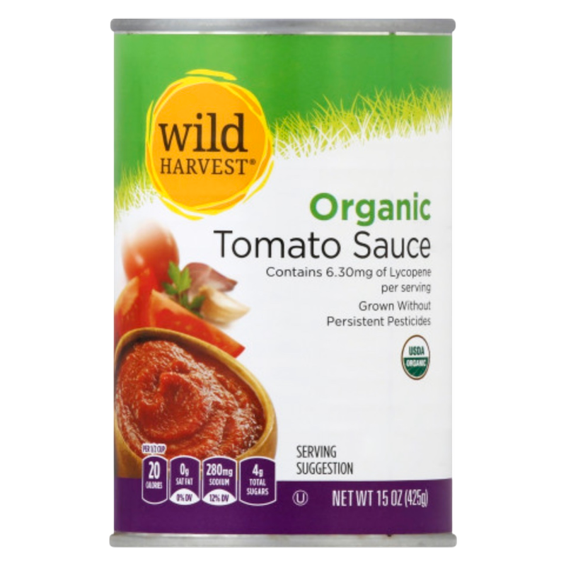 Wild Harvest Organic Tomato Sauce 15oz