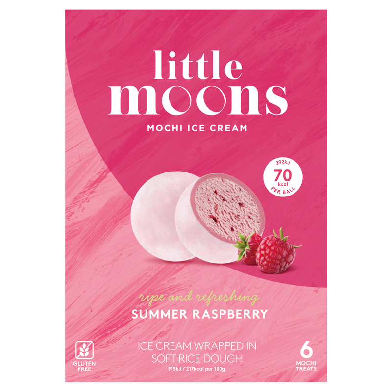 Little Moons Summer Raspberry Mochi Ice Cream, 192g