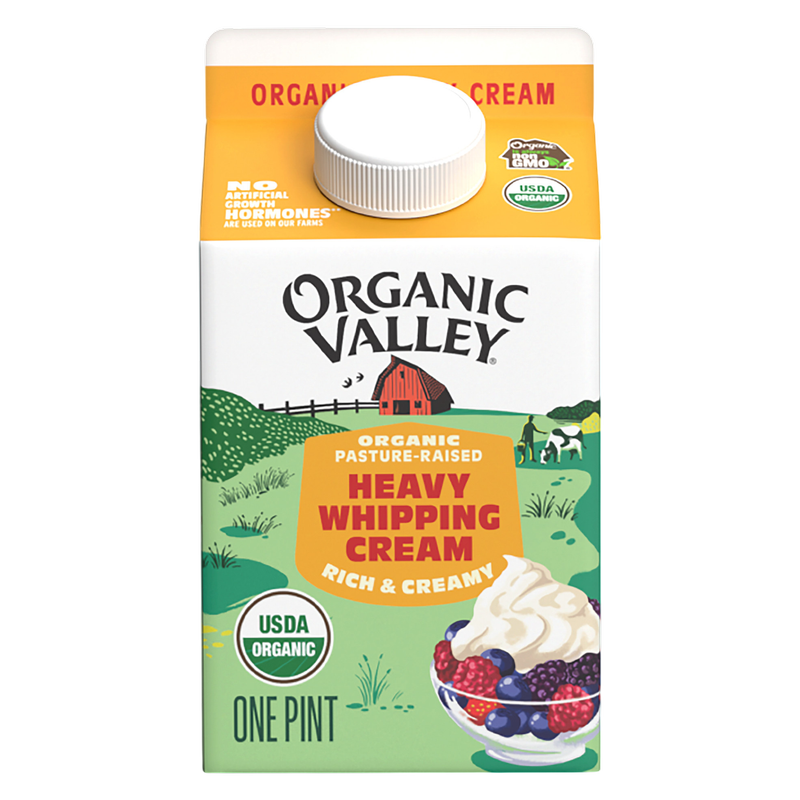 Organic Valley Heavy Whipping Cream 1 Pt.