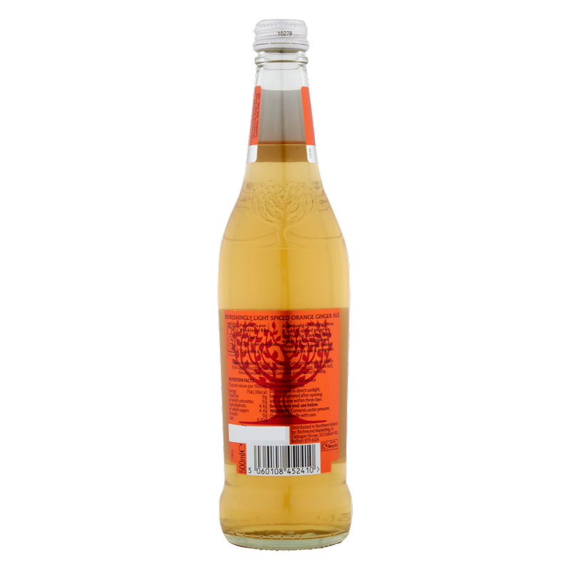 Fever-Tree Refreshingly Light Spiced Orange Ginger Ale, 500ml