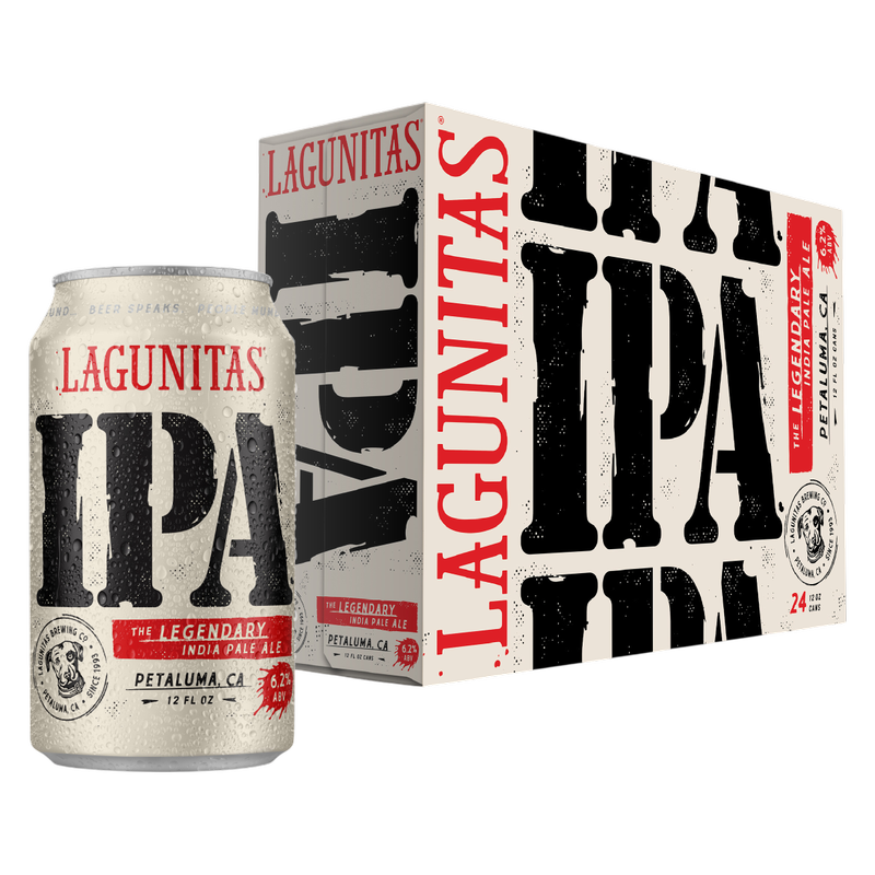 Lagunitas IPA 24pk 12oz Cans 6.2% ABV