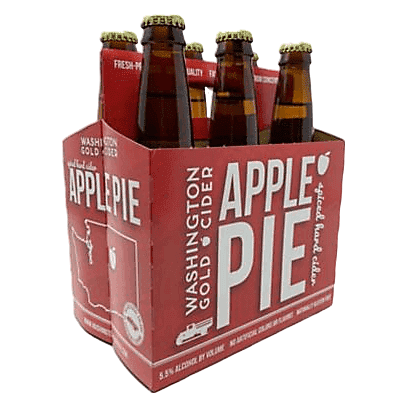 Washington Gold Apple Pie Spiced Hard Cider 6pk 12oz Btl