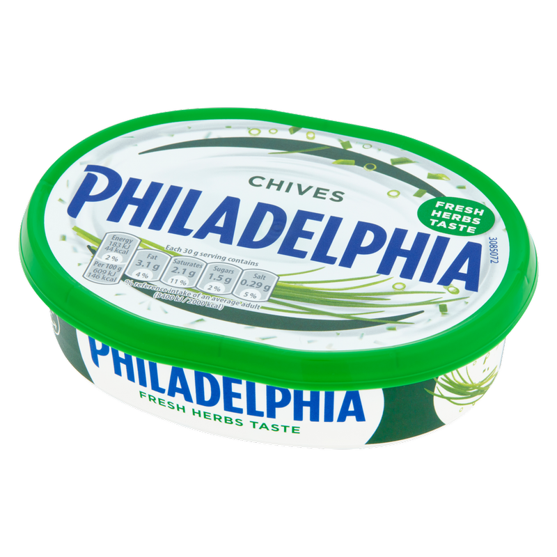 Philadelphia Chives Soft Cheese, 165g