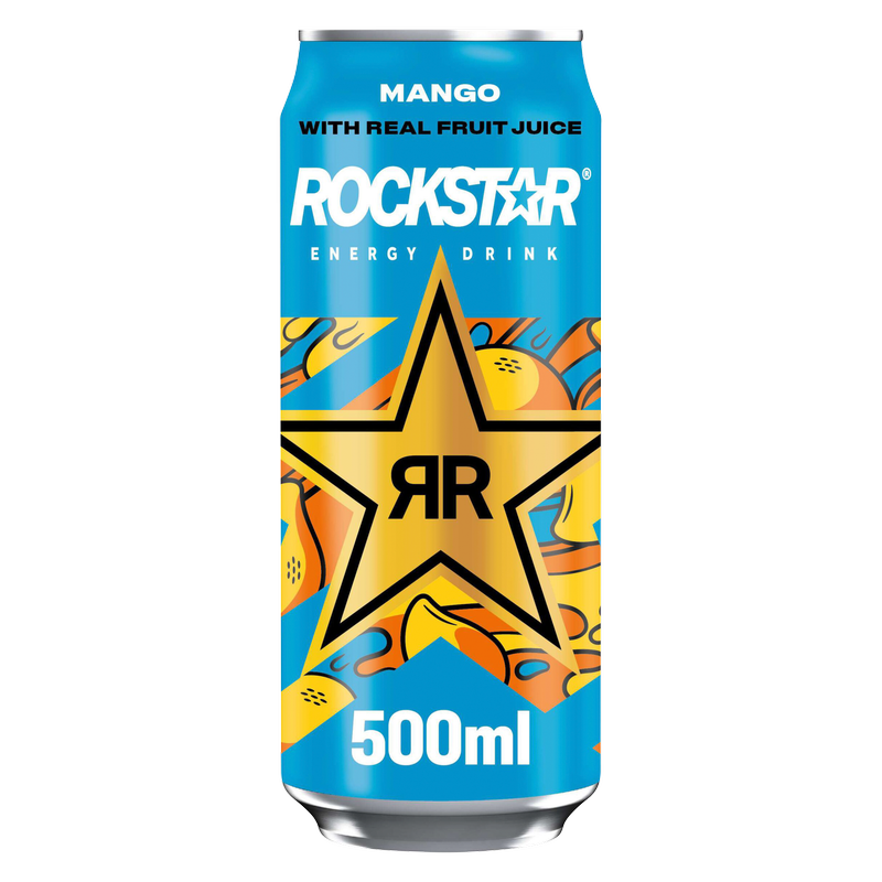 Rockstar Energy Drink Mango, 500ml