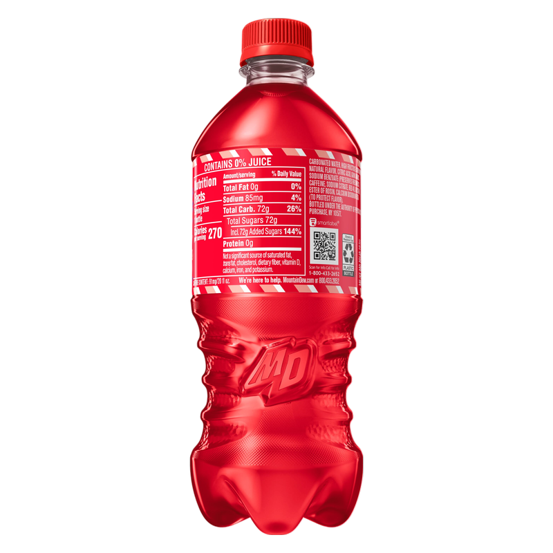 Mtn Dew Star Spangled Splash DEW Red Berry 20oz Btl