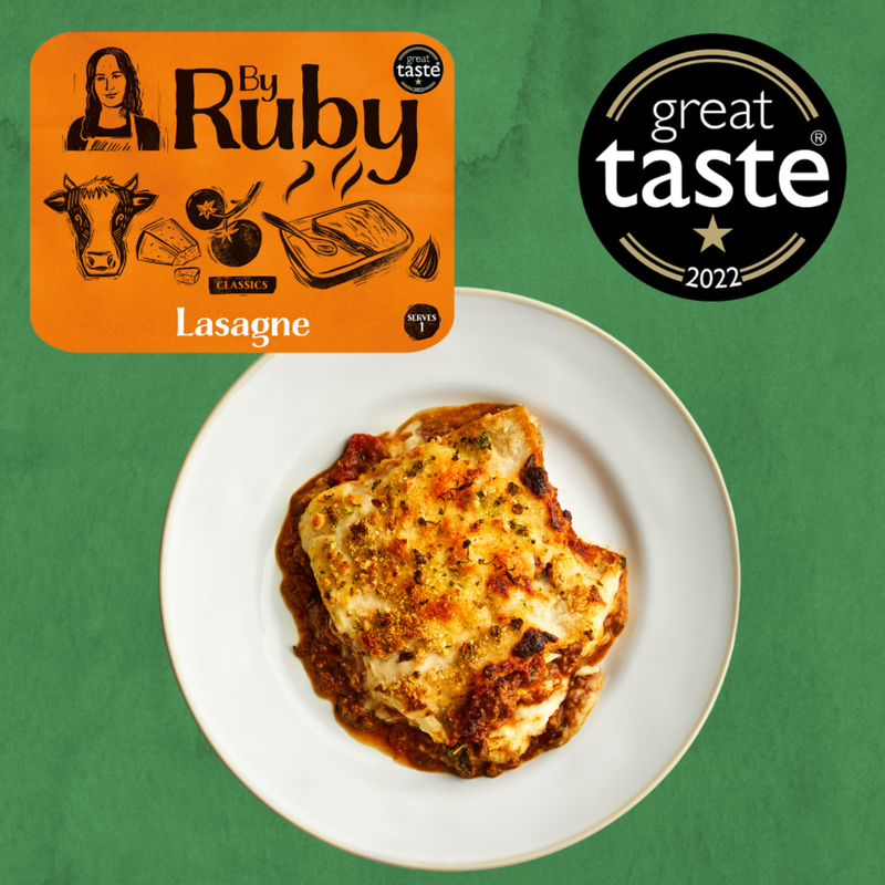 By Ruby Classic Lasagne - Serves 1, 355g