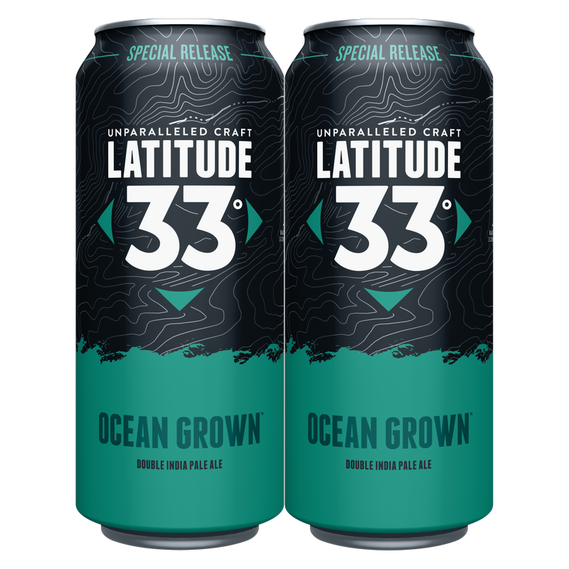 Latitude 33 Brewing Ocean Grown IPA 4pk 16oz Can