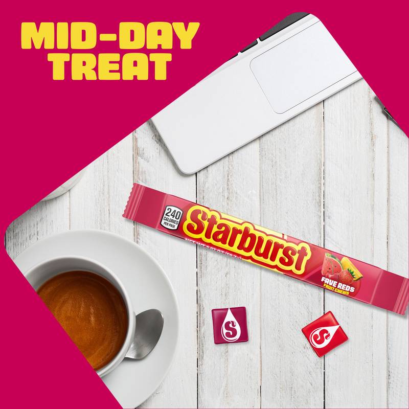 Starburst FaveREDs Chewy Singles, 2.07 oz