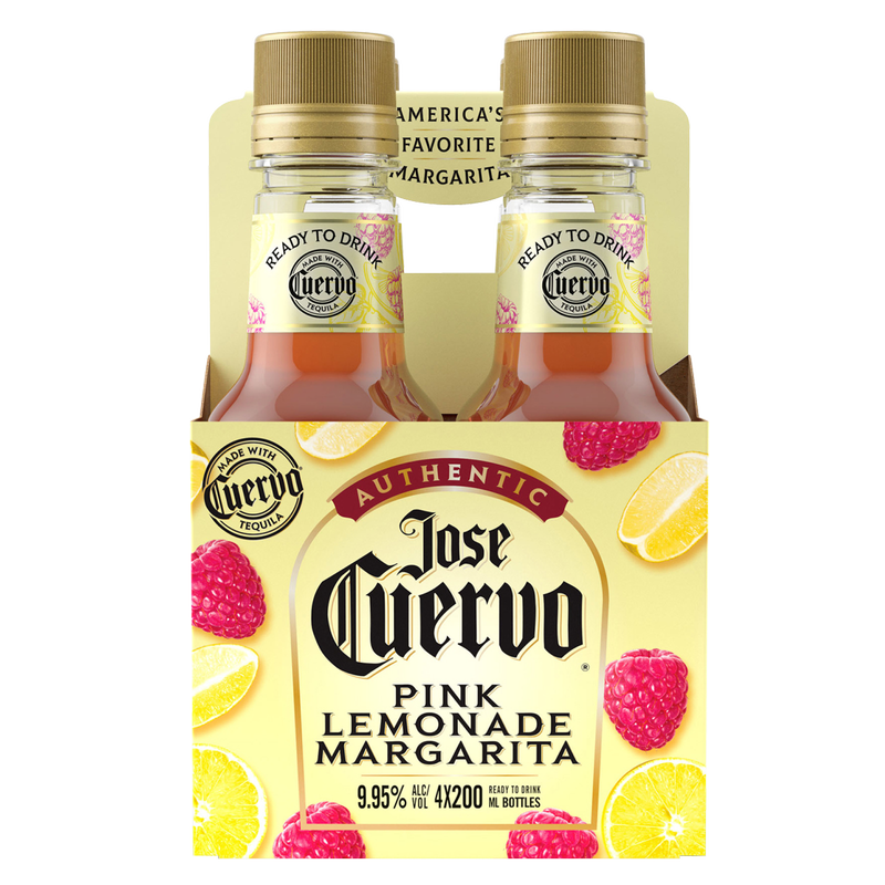 Jose Cuervo Authentic Pink Lemonade Margarita 4pk 200ml (19.9 proof)